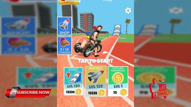 Bike Hop: Be a Crazy BMX Rider! MAX LEVEL START & ROCKET EVOLUTION Level 9999+Bike Hop смотреть онлайн