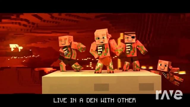 Ender pigman - Minecraft Enderman Rap & Minecraft Nether Zombie Pigman Rap | RaveDj смотреть онлайн
