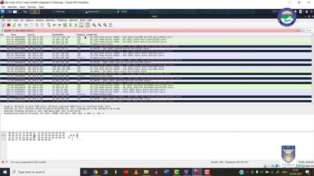 Packet Sniffing and Analysis using Ettercap and Wireshark смотреть онлайн