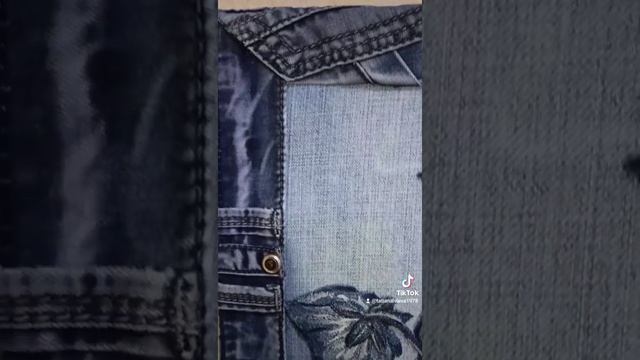 Цветы из денима. #арт #art #denim #пэчворк #paint смотреть онлайн