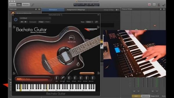 Bachata Guitar VSTi Plugin Demo for Mac AU VST and Windows VST Preview Review Tutorial como tocar