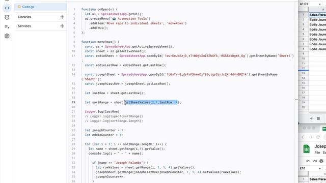 Google Apps Script: Copy Rows To A New Sheet Based on Cell Value смотреть онлайн