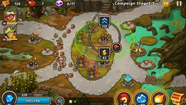 Castle Defense 2 - [5-3] #15 (3 Stars) [HD] - Swamp Animals смотреть онлайн