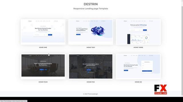 Destin - Bootstrap 5 Landing Page Template web hosting isometric смотреть онлайн