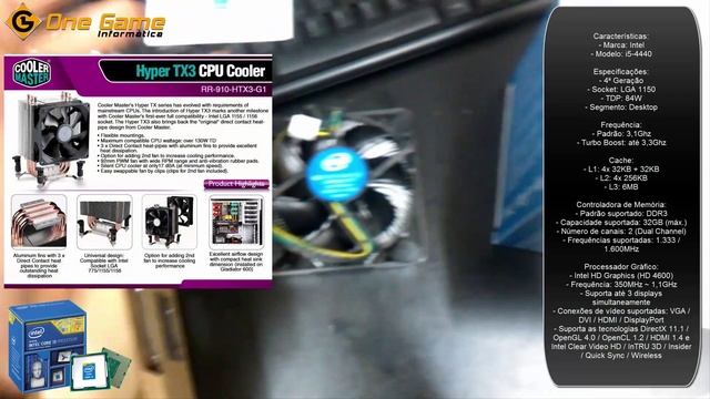 Intel I5-4440 unboxing смотреть онлайн