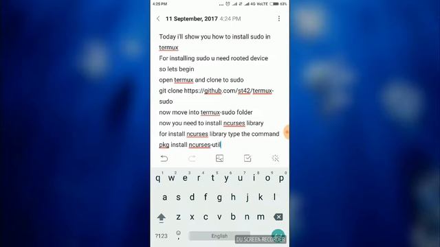 Install Sudo in termux (Required Root) смотреть онлайн