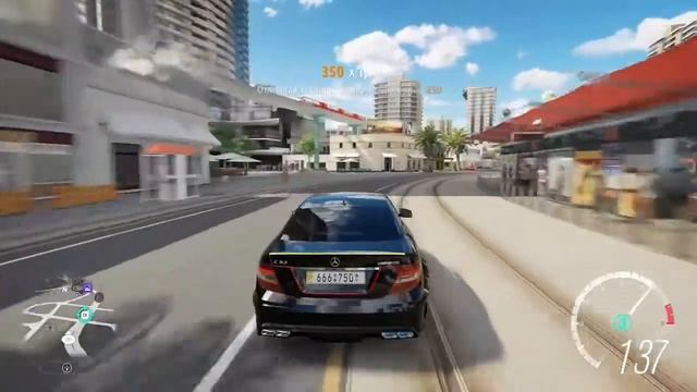 FORZA HORIZON 3. XBOX ONE X. MERCEDES-BENS C63 AMG смотреть онлайн
