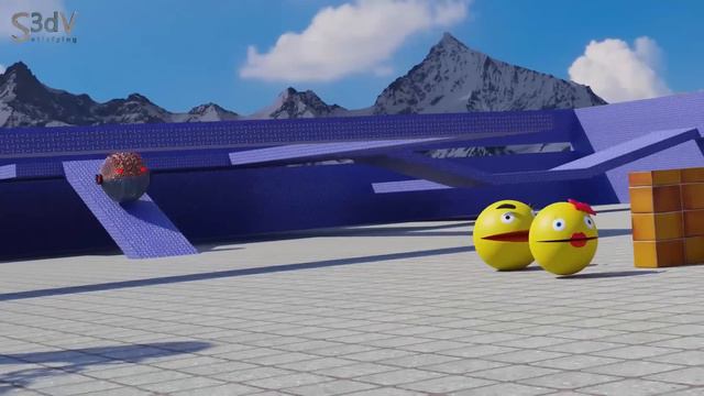 ROBOT MONSTER PACMANS VS MS PACMAN & CARTOON CAT || BEST ADVENTURE смотреть онлайн