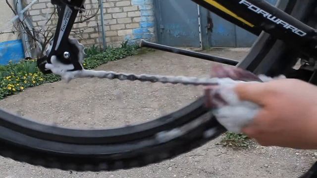 Как смазать цепь на велосипеде