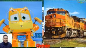 Robot Train Characters In Real Life Part 2