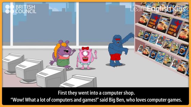The Monster Shopping Trip - Kids Stories - LearnEnglish Kids British Council