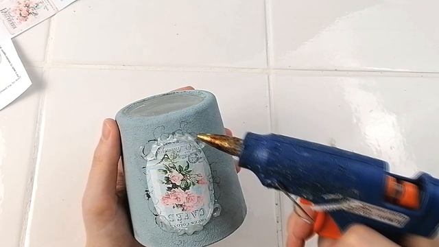 Декор в стиле Шебби Шик. Простой и бюджетный способ. смотреть онлайн