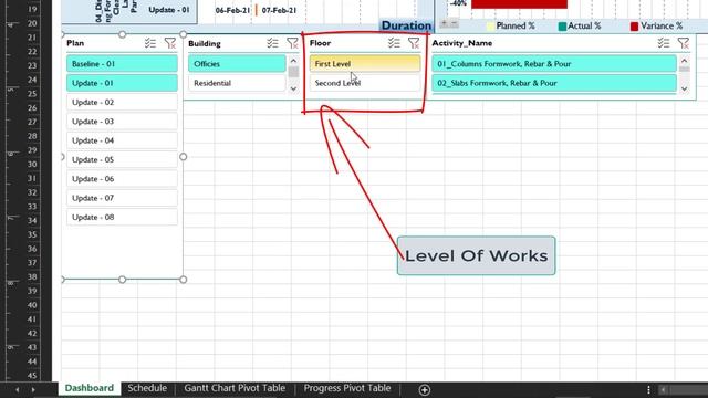 How to Create Project Interactive Dashboard Using MS Excel - Timeline Section (01/03 - Introduction смотреть онлайн