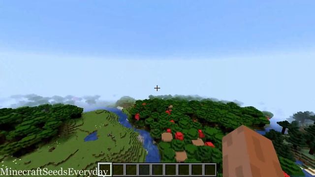 Minecraft 1.15.2 Seed 344: Bees and bee nest at spawn and some villages [JAVA] смотреть онлайн