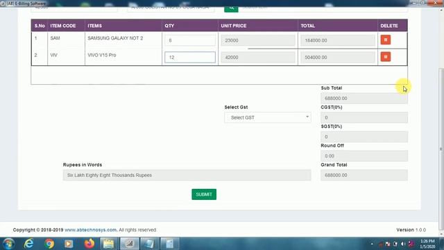 PHP Desktop Application for GST Billing Software, Inventory, and Accounting. смотреть онлайн