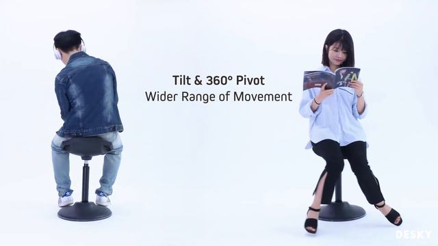 Desky Sit Stand Pro Active Stool Overview