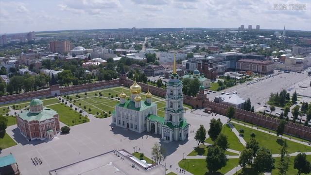 Город Тула с высоты птичьего полёта. Видео клип про город Тула, Россия / Tula city, Russia смотреть онлайн