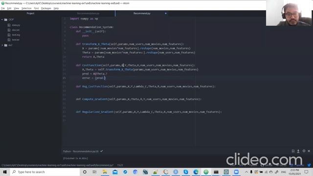 #18- Machine learning equations for Collaborative filtering( Recommendation system) смотреть онлайн