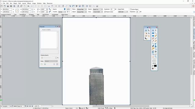 How to create a Transparent Background смотреть онлайн