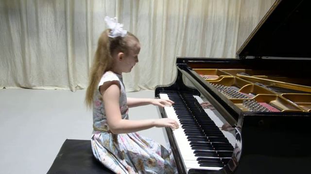 633 Гончарова Валерия 9 лет И С Бах Двухголосная инвенция ре минор смотреть онлайн