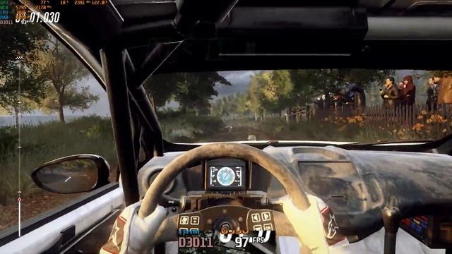 DiRT Rally 2.0 on AMD RX 6650 XT [8GB] смотреть онлайн