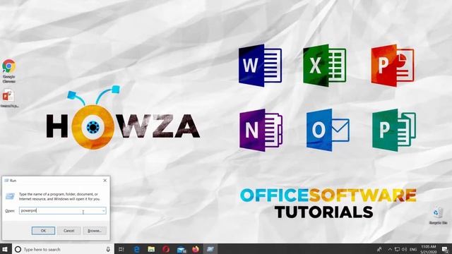 How to Open PowerPoint using Run Command смотреть онлайн