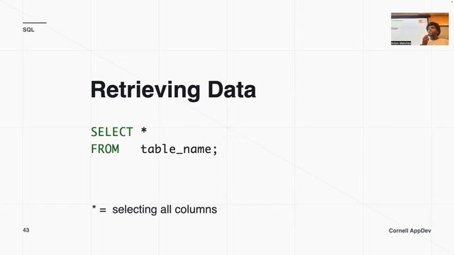 Intro to Backend Development: Lecture 2 - Databases смотреть онлайн