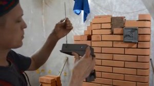 Установка прочистных дверок.Установка дверок печи. Как установить поддувало.