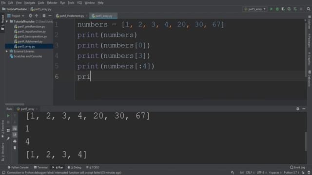Python tutorial 2019 #5 ARRAY смотреть онлайн
