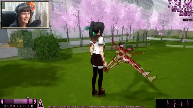 Yandere Simulator | МИДОРИ В КОСМОСЕ | версия от 30.04.17 смотреть онлайн