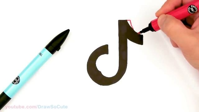 How to Draw the Tik Tok Logo смотреть онлайн