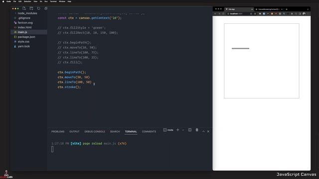 Javascript Canvas Drawing Paths - Part 2 смотреть онлайн