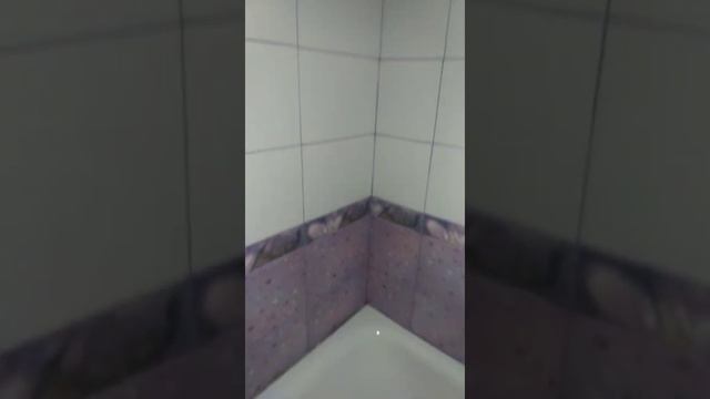 Бюджетный косметический ремонт ванной комнаты в Мытищах. смотреть онлайн