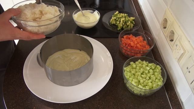 Салат СУШИ! По вкусу очень похож на суши и роллы!