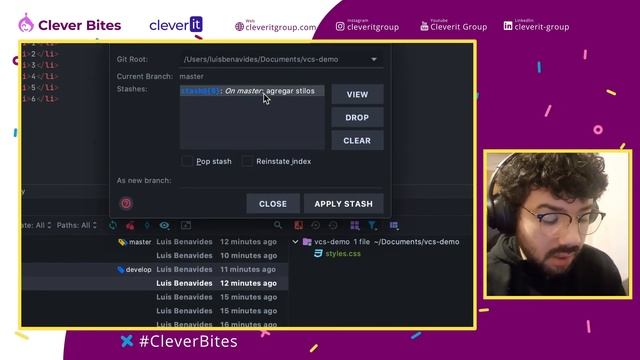 #IntelliJ 006: ¿Cómo utilizar #Git en IntelliJ? Parte 2 #CleverBites смотреть онлайн