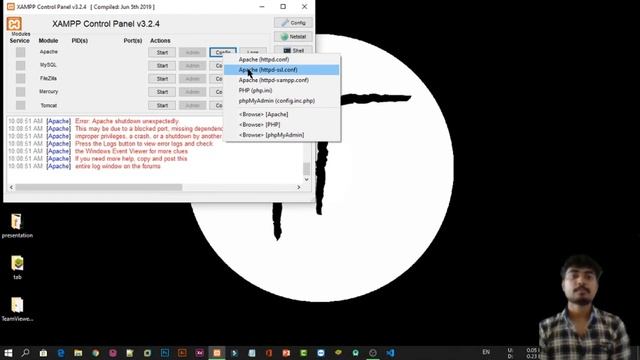 #3 How to Solve XAMPP Error problem in hindi Latest 2020|Solve Aapache doen,t Start Problem Hindi смотреть онлайн
