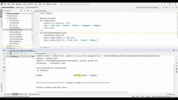 Pytest Tutorial: All About Using Pytest Fixtures with examples | Pytest For Beginners