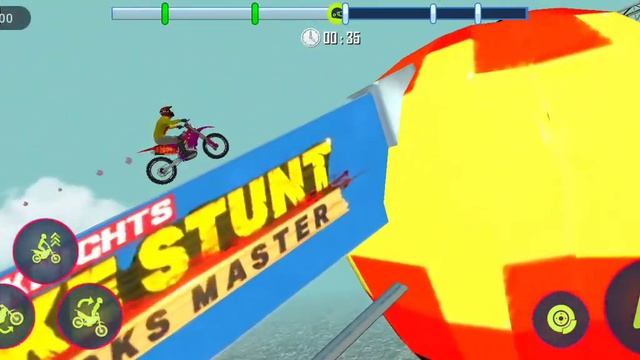 Bike Stunt Game Trial - Bike Games - Android Gameplay - Anuj Games - 1 смотреть онлайн