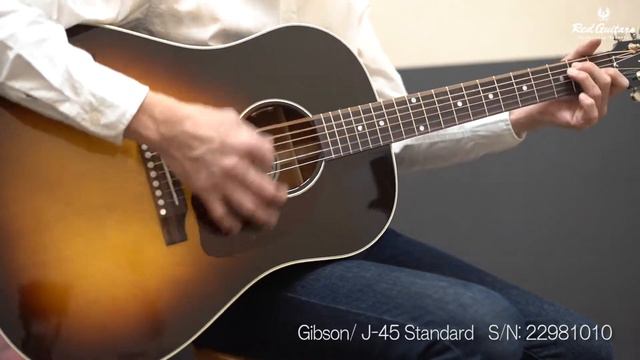 Red Guitars - Gibson /J-45 Standard - Vintage Sunburst S/N : 22981010 смотреть онлайн