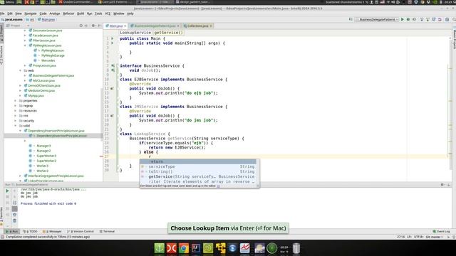 Урок Java 297: Patterns 30: Business Delegate смотреть онлайн