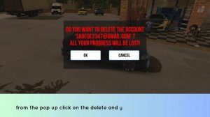 How to Delete Car Parking Multiplayer account