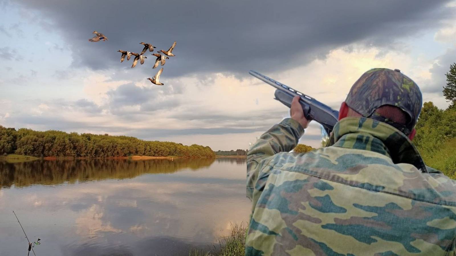 ОХОТА НА УТКУ С ДВУХСТВОЛКОЙ. Открытие охоты 2024. смотреть онлайн