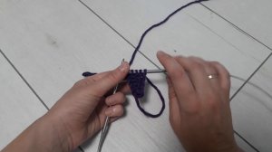 Бактус платочной вязкой. Мастер-Класс. Вяжем спицами