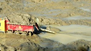 Кобра помогает вытащить застрявший грузовик