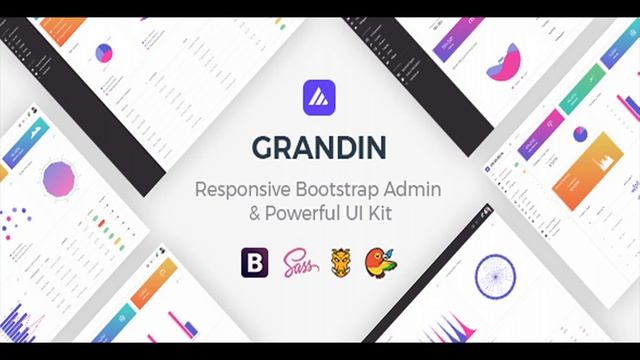 Grandin - Responsive Bootstrap Admin & Powerful UI Kit | Themeforest Website Templates and Themes смотреть онлайн
