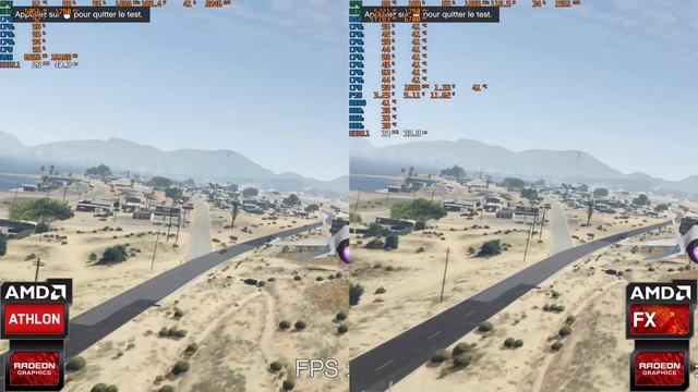 GTA V - Benchmark - X4 845 vs FX 8350 - RX 570 смотреть онлайн