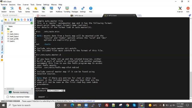 NFS Server Part 2 with autofs смотреть онлайн