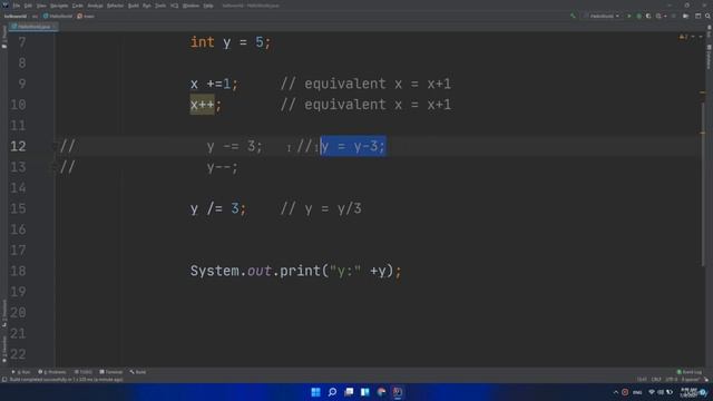 #7 Java Increment ++ and decrement -- || Java Full course смотреть онлайн