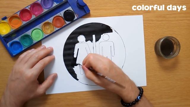 How to draw a WC sign - Restroom symbol - Toilet icon - Lavatory pictogram смотреть онлайн