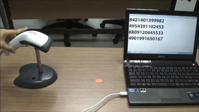 GS200 Helps 1D and 2D Barcode Presentation Scanning Automatically смотреть онлайн
